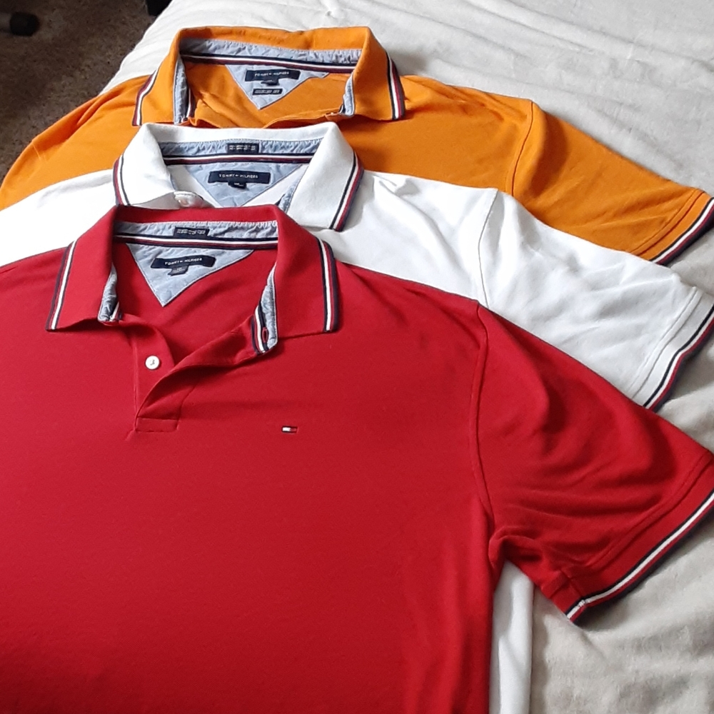 Lot Men's Tommy Hilfiger lot of 3 casual collared
